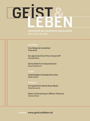 cover image of Geist und Leben 2/2016